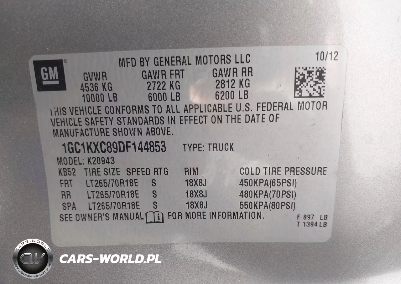 2013 Chevrolet Silverado 2500Hd Lt VIN:1GC1KXC89DF144853 - 9