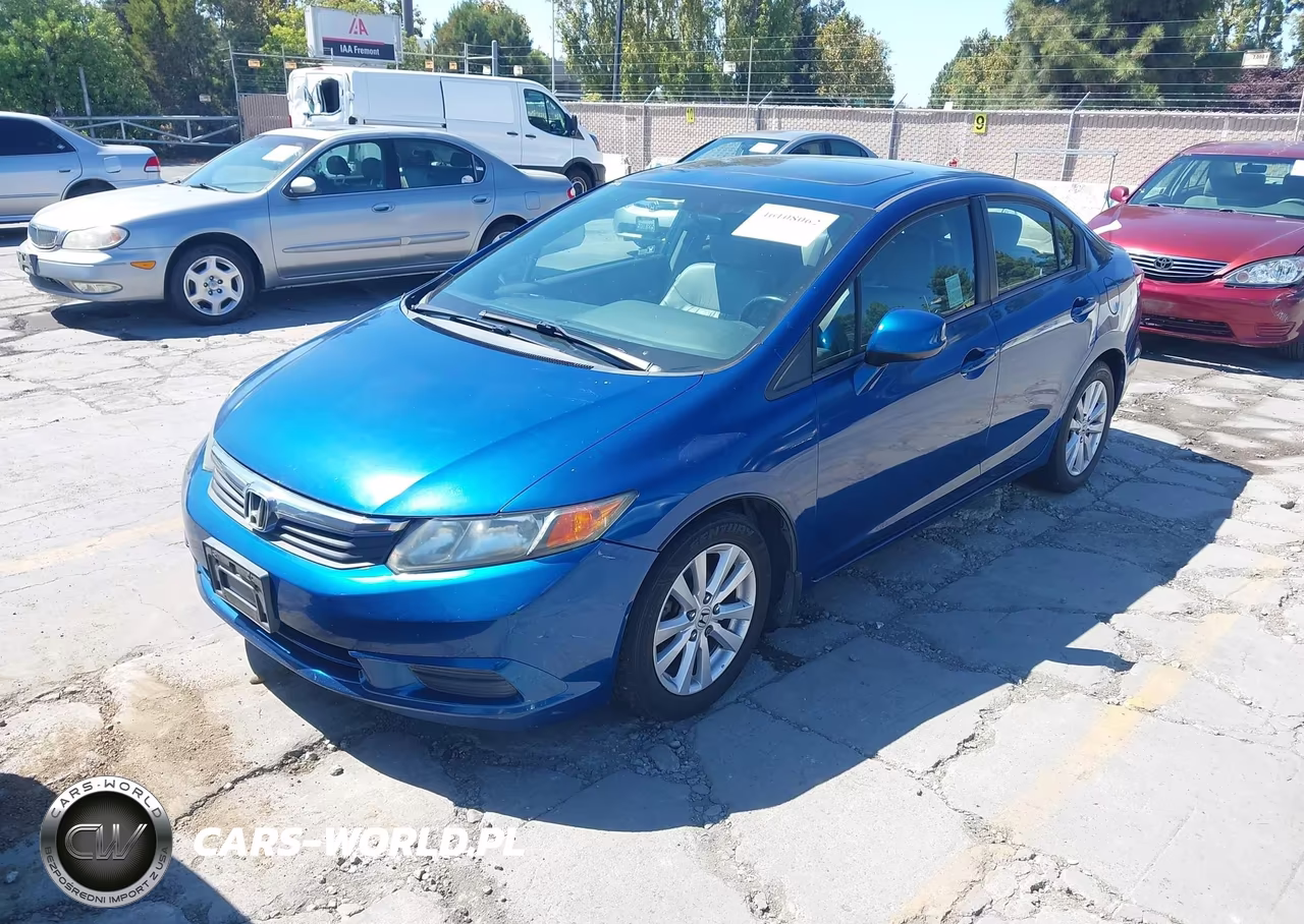 2012 Honda Civic Ex-L VIN:2HGFB2F97CH506870 - 2