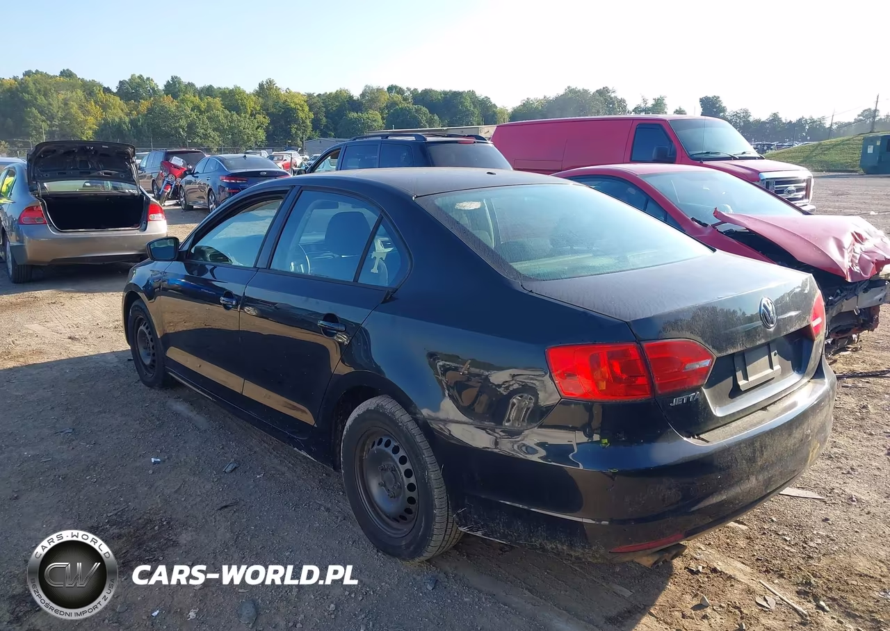 2012 Volkswagen Jetta 2.0L S VIN:3VW2K7AJXCM356179 - 3