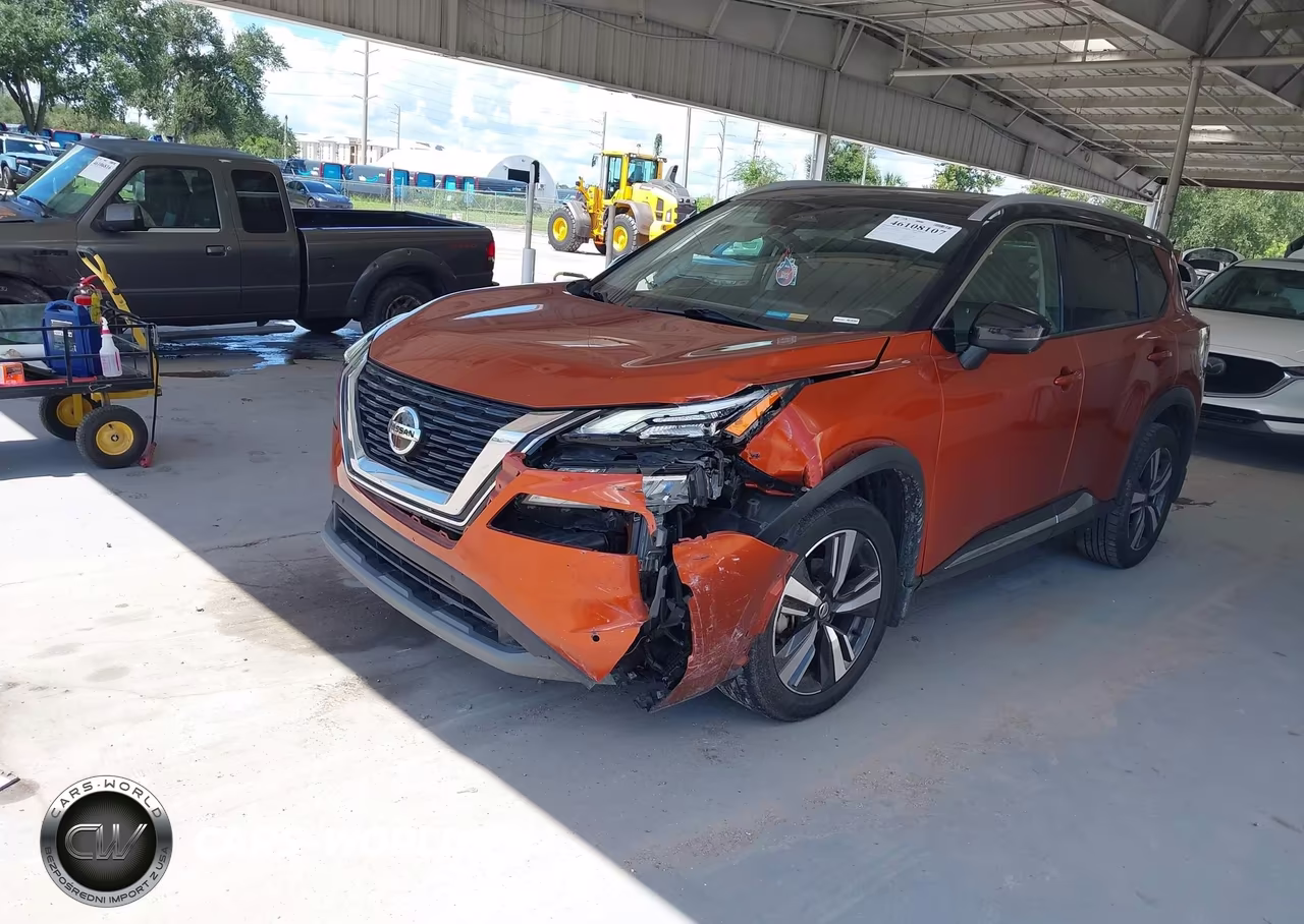 2021 Nissan Rogue Sl Fwd VIN:JN8AT3CAXMW025805 - 2