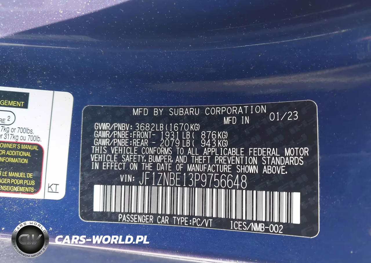 2023 Toyota Gr86 Premium VIN:JF1ZNBE13P9756648 - 9