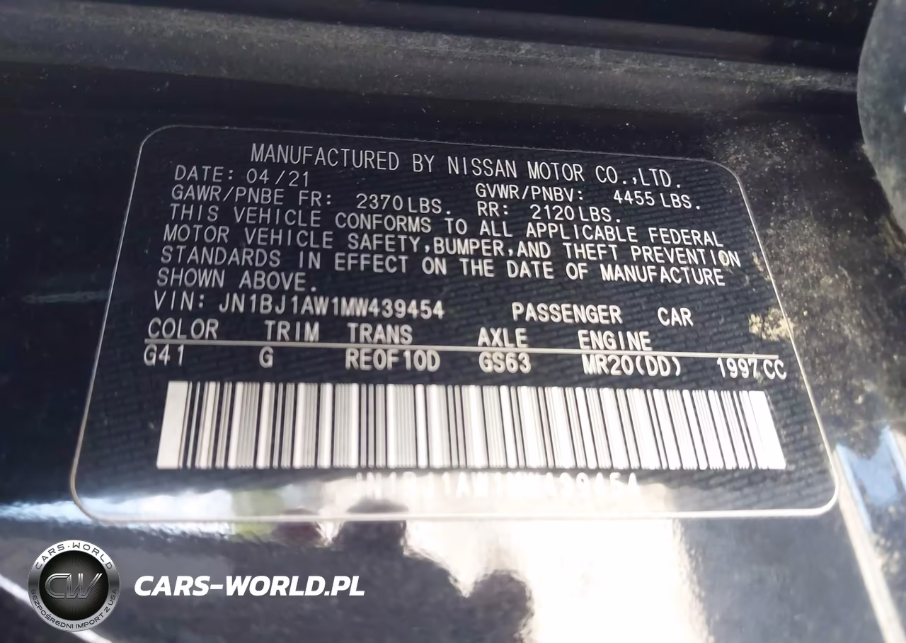 2021 Nissan Rogue Sport S Awd Xtronic Cvt VIN:JN1BJ1AW1MW439454 - 9