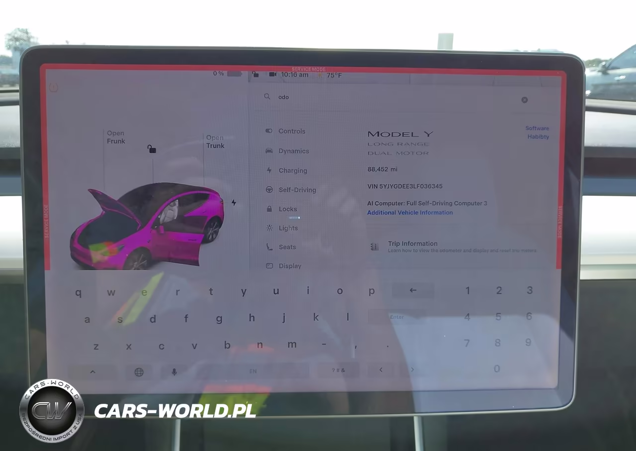 2020 Tesla Model Y Long Range Dual Motor All-Wheel Drive VIN:5YJYGDEE3LF036345 - 7