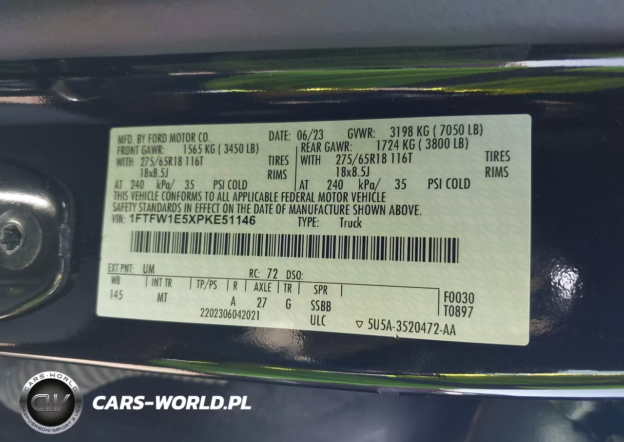 2023 Ford F-150 Xlt VIN:1FTFW1E5XPKE51146 - 9