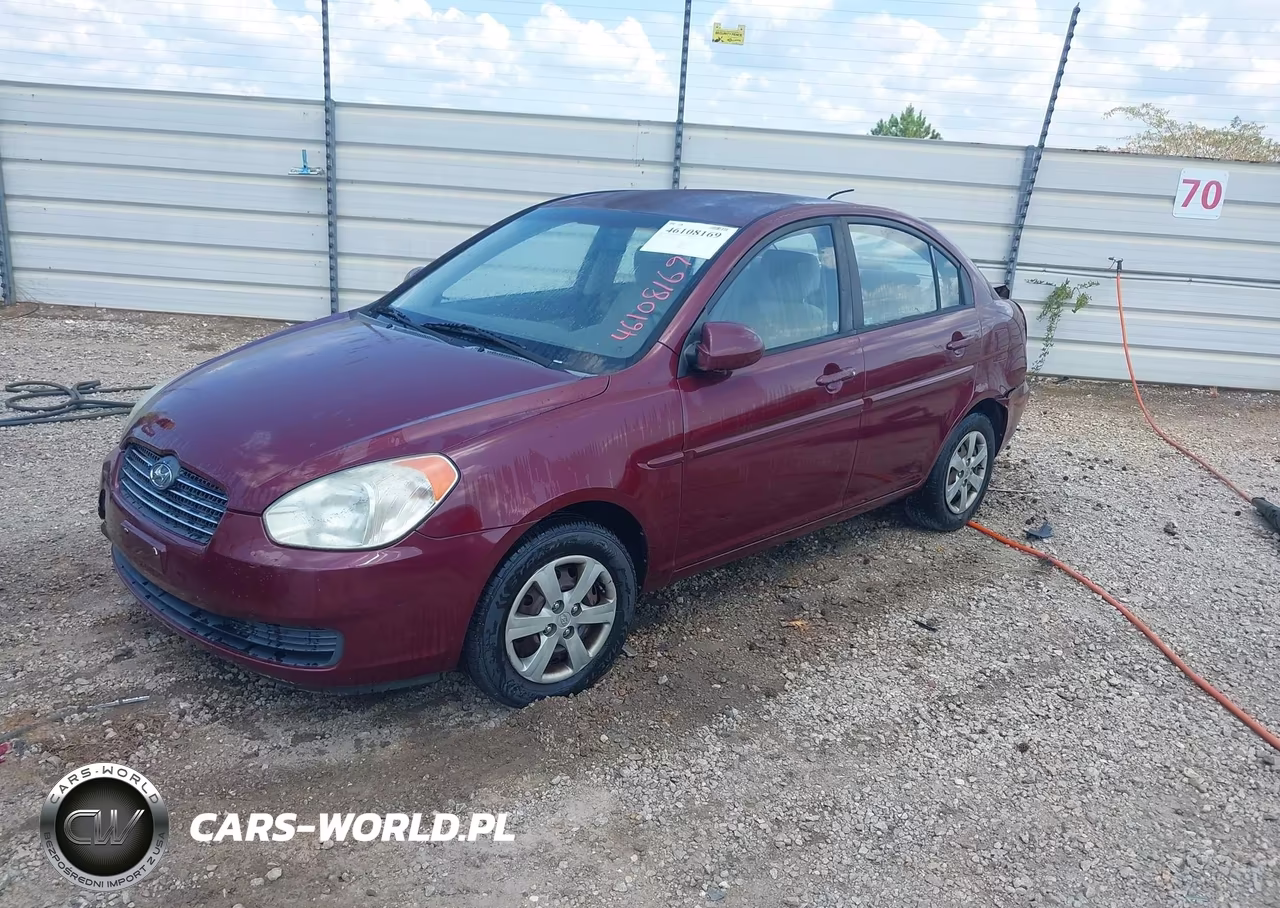 2008 Hyundai Accent Gls VIN:KMHCN46C88U216041 - 2