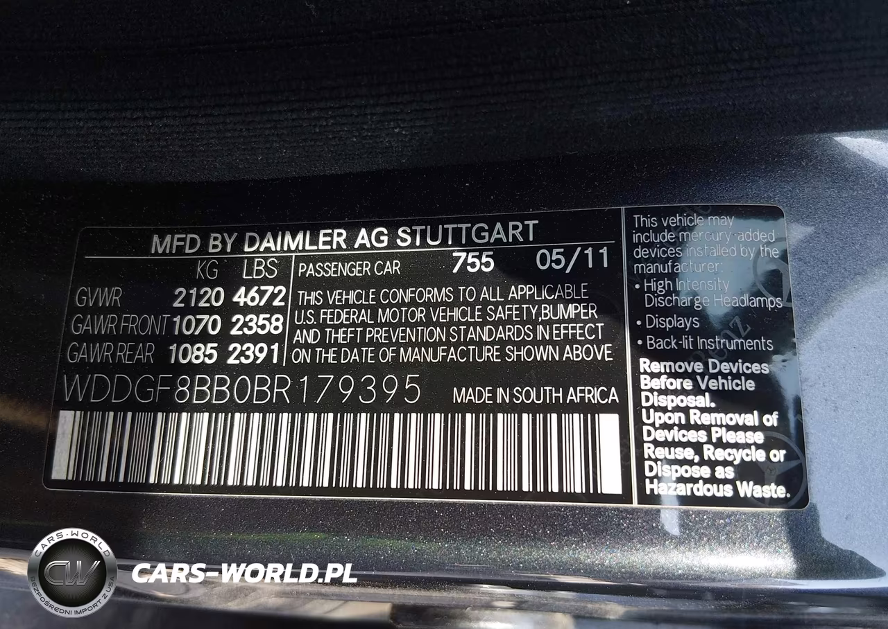 2011 Mercedes-Benz C 300 Sport 4Matic VIN:WDDGF8BB0BR179395 - 9