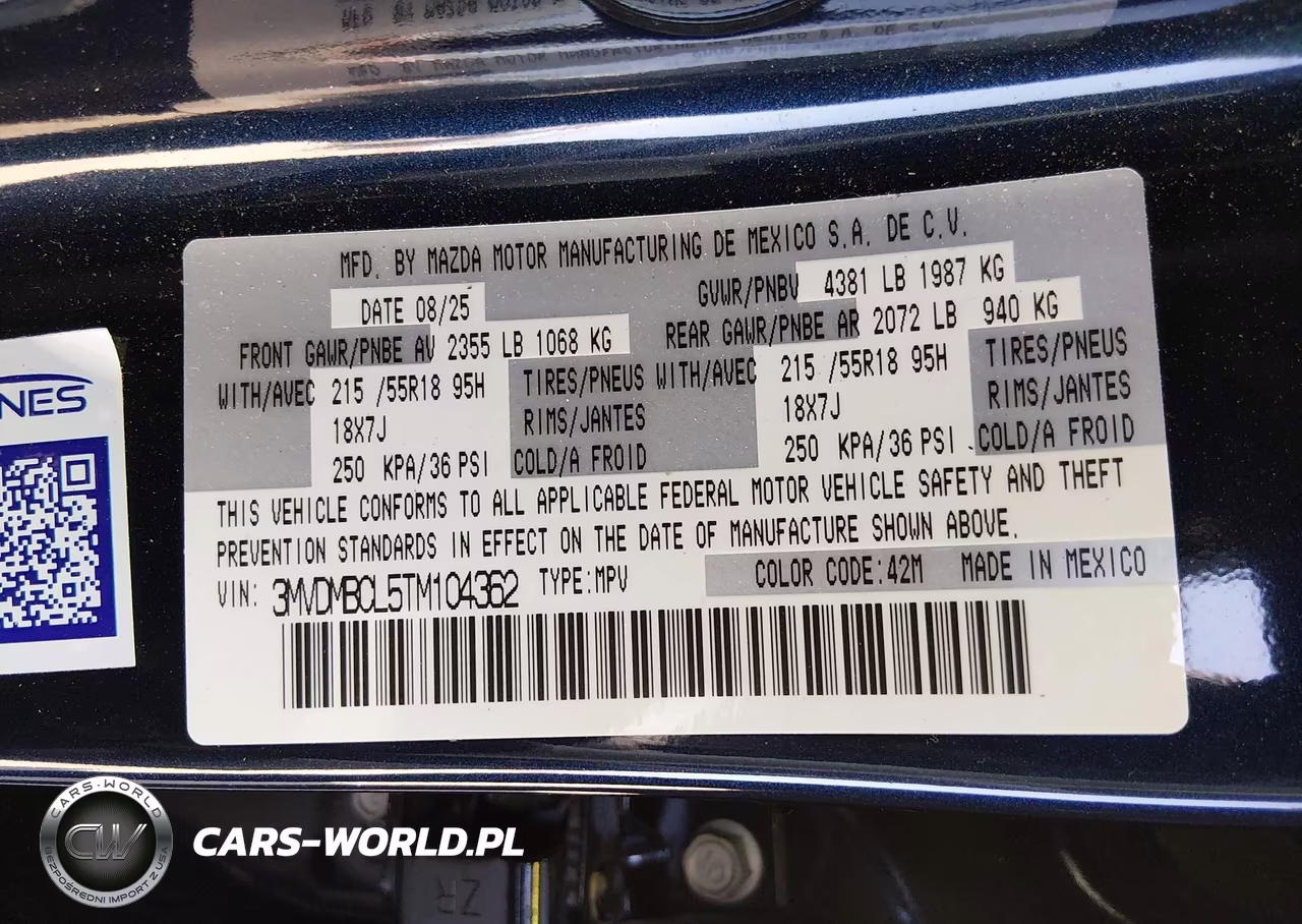2026 Mazda Cx-30 2.5 S Preferred VIN:3MVDMBCL5TM104362 - 9