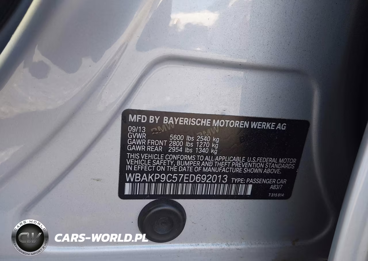 2014 BMW 550I xDrive VIN:WBAKP9C57ED692013 - 9