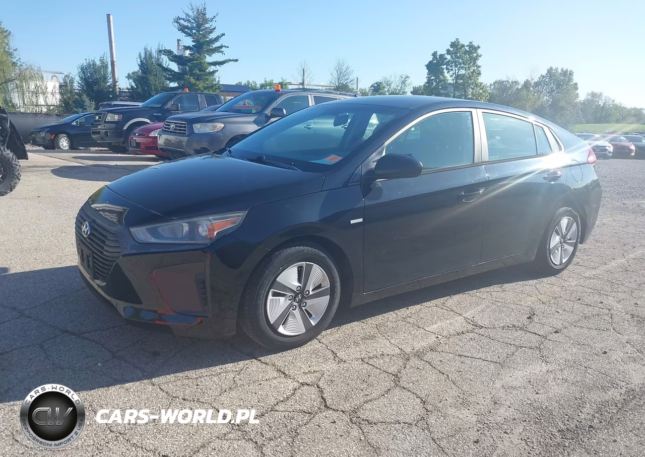 2018 Hyundai Ioniq Hybrid Blue VIN:KMHC65LC1JU100323 - 2