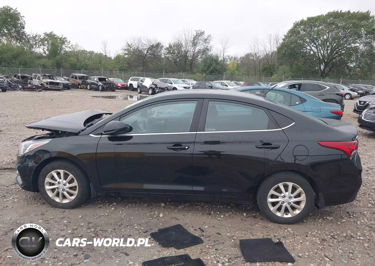 2022 Hyundai Accent Sel VIN:3KPC24A6XNE176649 - 14