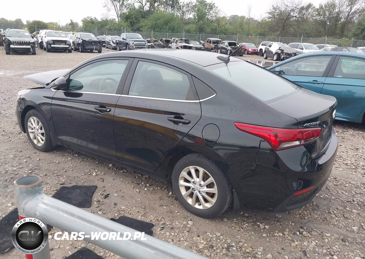 2022 Hyundai Accent Sel VIN:3KPC24A6XNE176649 - 3