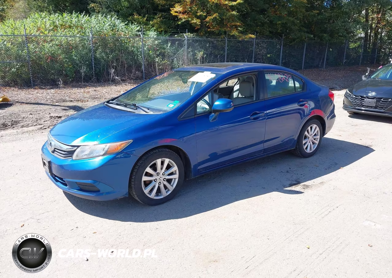 2012 Honda Civic Ex-L VIN:19XFB2F90CE000114 - 2