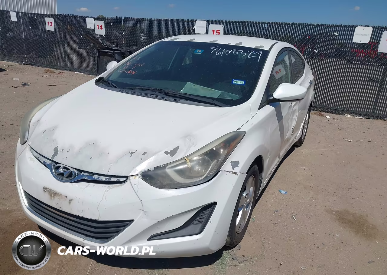 2014 Hyundai Elantra Se VIN:5NPDH4AE6EH525764 - 2