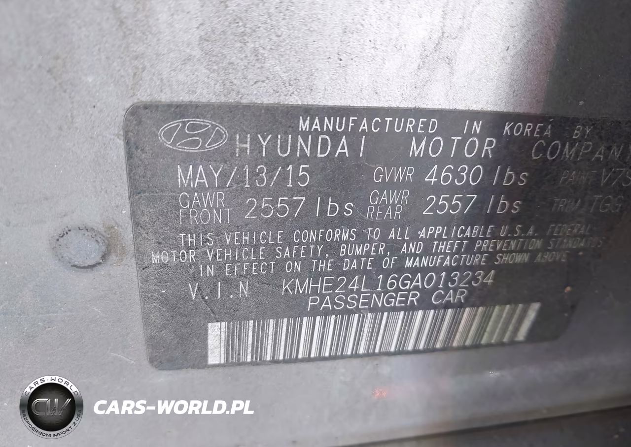 2016 Hyundai Sonata Hybrid Se VIN:KMHE24L16GA013234 - 9