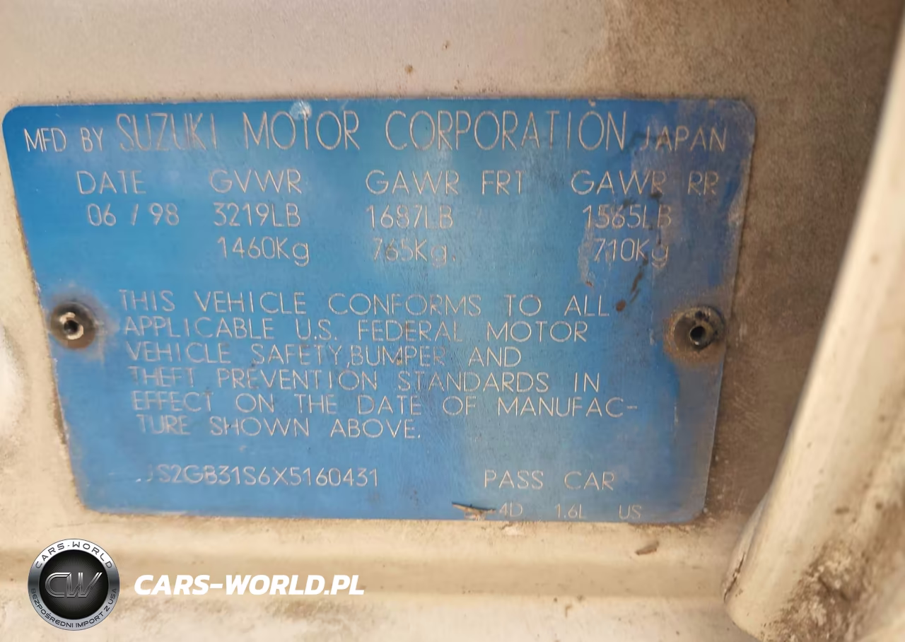 1999 Suzuki Esteem Gl-Glx-Glx+ VIN:JS2GB31S6X5160431 - 9
