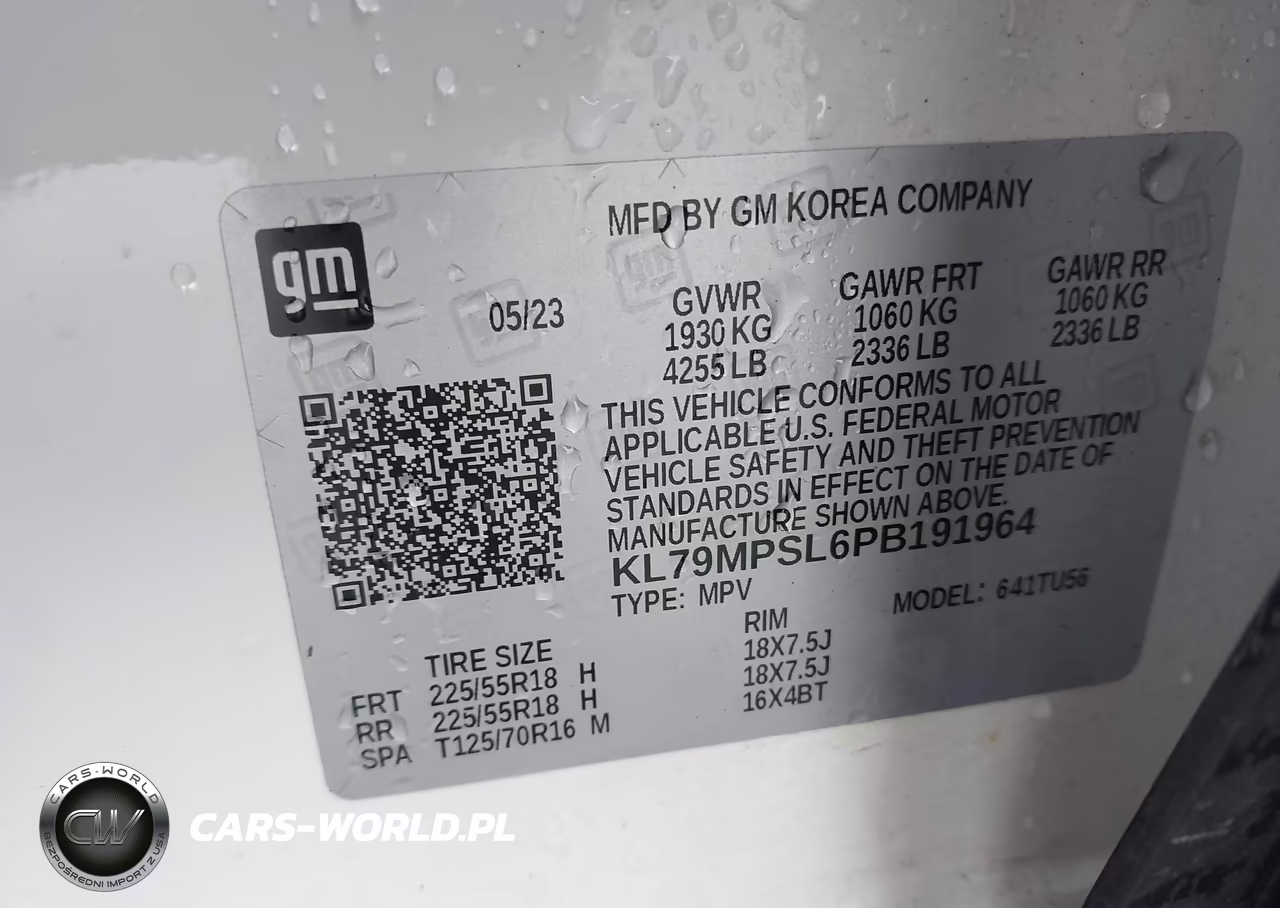 2023 Chevrolet Trailblazer Fwd Lt VIN:KL79MPSL6PB191964 - 9
