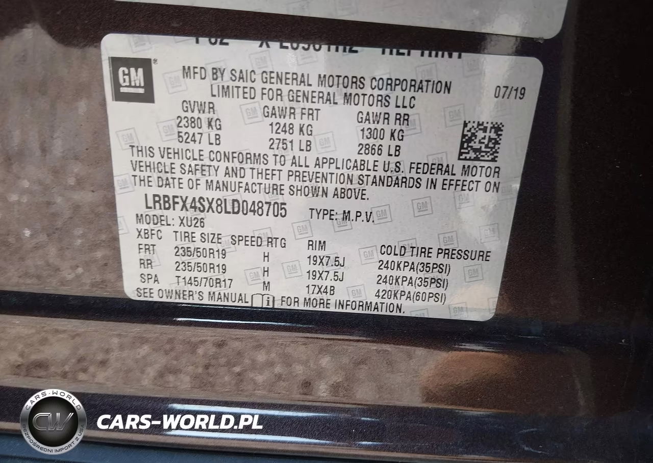 2020 Buick Envision Awd Premium Ii VIN:LRBFX4SX8LD048705 - 9