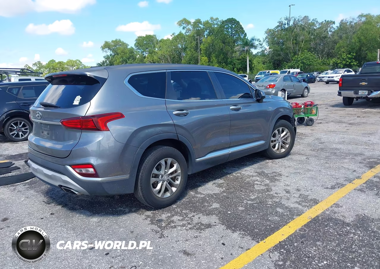2019 Hyundai Santa Fe Se VIN:5NMS23AD1KH027099 - 4