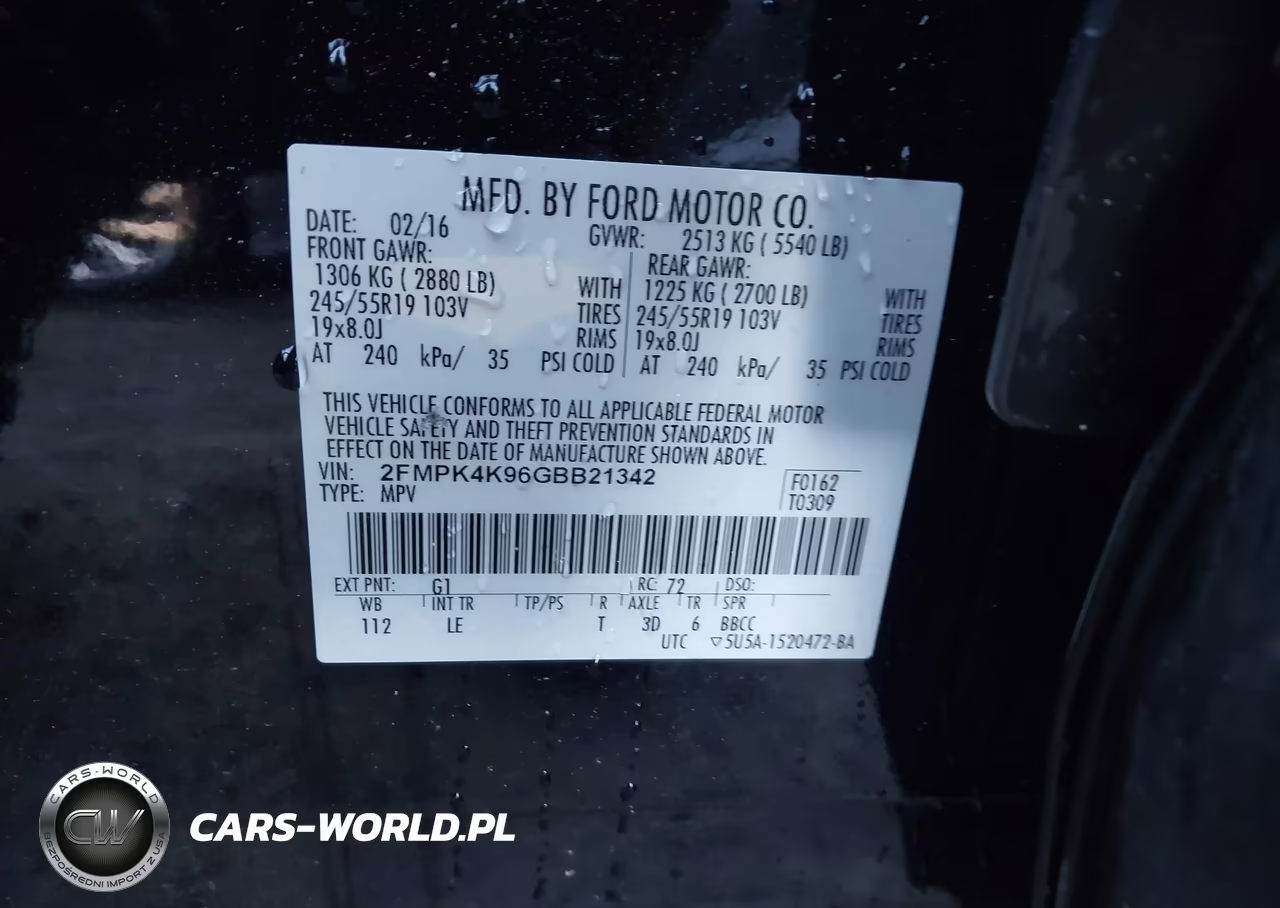 2016 Ford Edge Titanium VIN:2FMPK4K96GBB21342 - 9