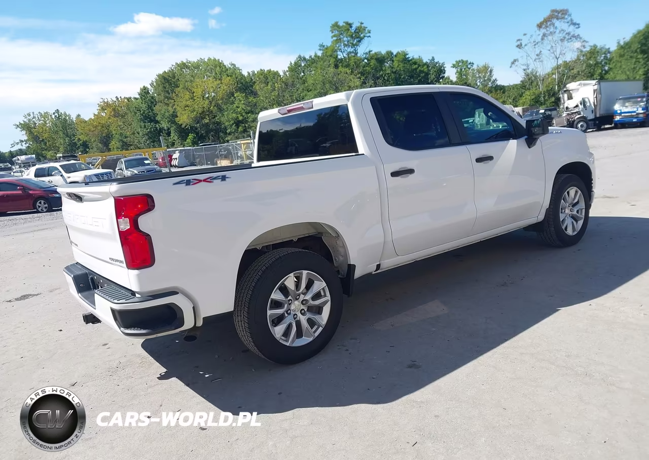 2021 Chevrolet Silverado K1500 Custom VIN:3GCPYBEK7MG256263 - 4