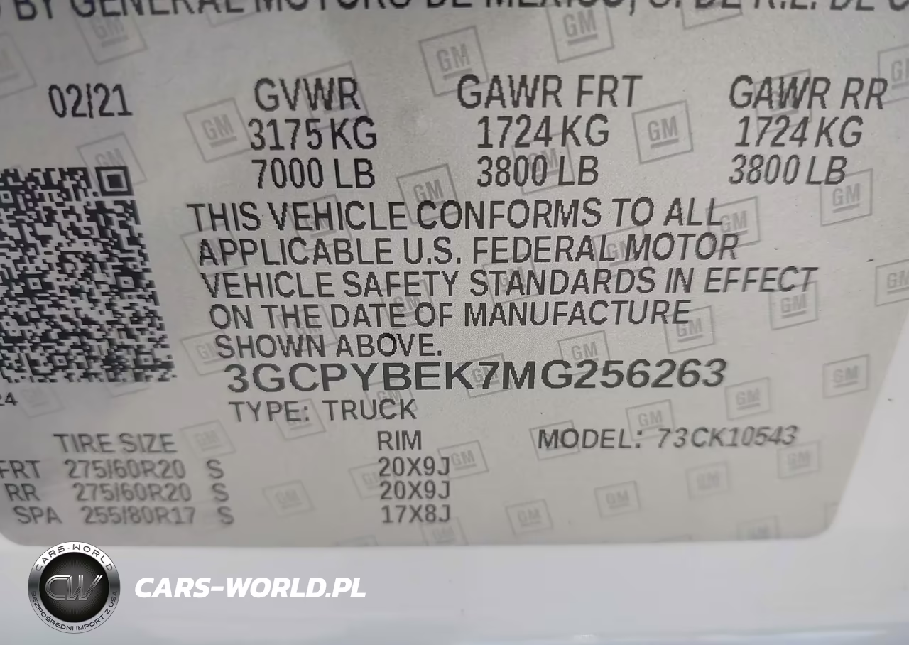 2021 Chevrolet Silverado K1500 Custom VIN:3GCPYBEK7MG256263 - 9