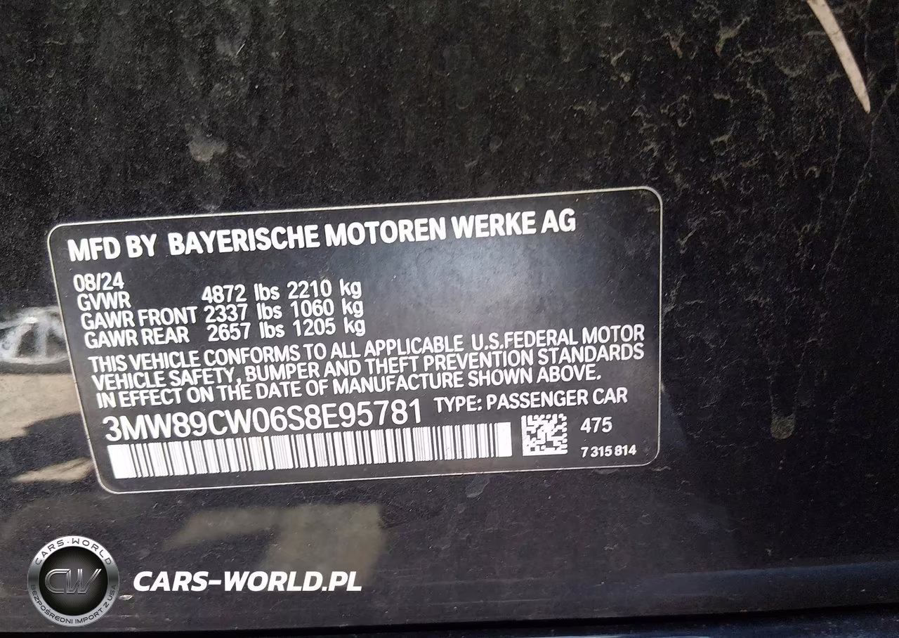 2025 BMW 3 Series 330I xDrive VIN:3MW89CW06S8E95781 - 9