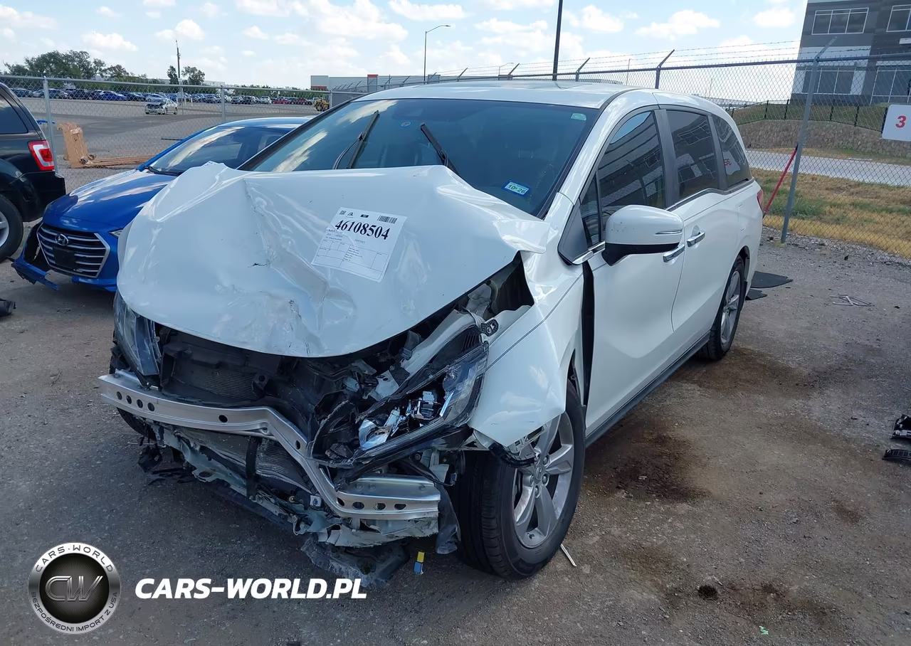 2020 Honda Odyssey Ex-L-Ex-L W-Navi Res VIN:5FNRL6H79LB070508 - 2