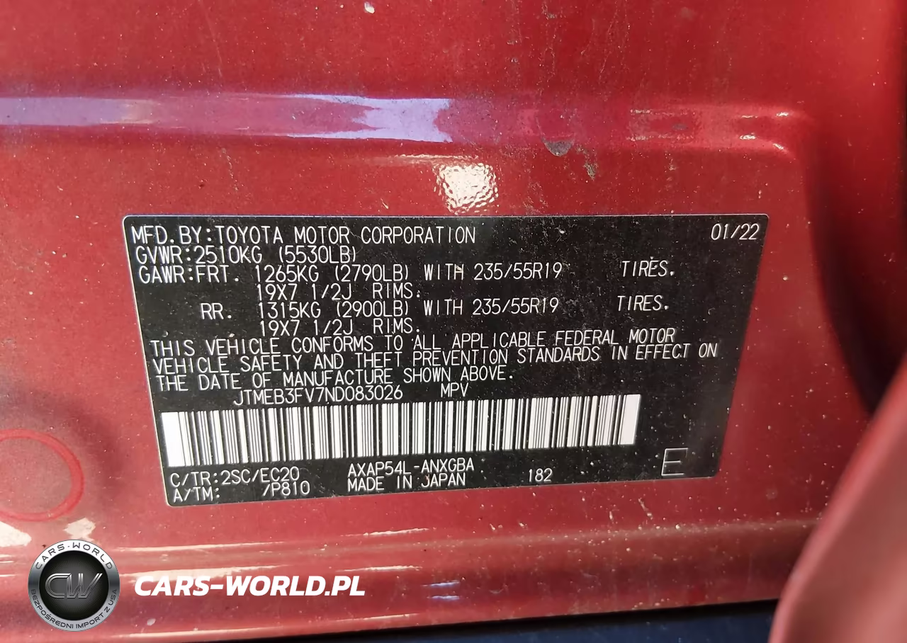 2022 Toyota Rav4 Prime Xse VIN:JTMEB3FV7ND083026 - 9