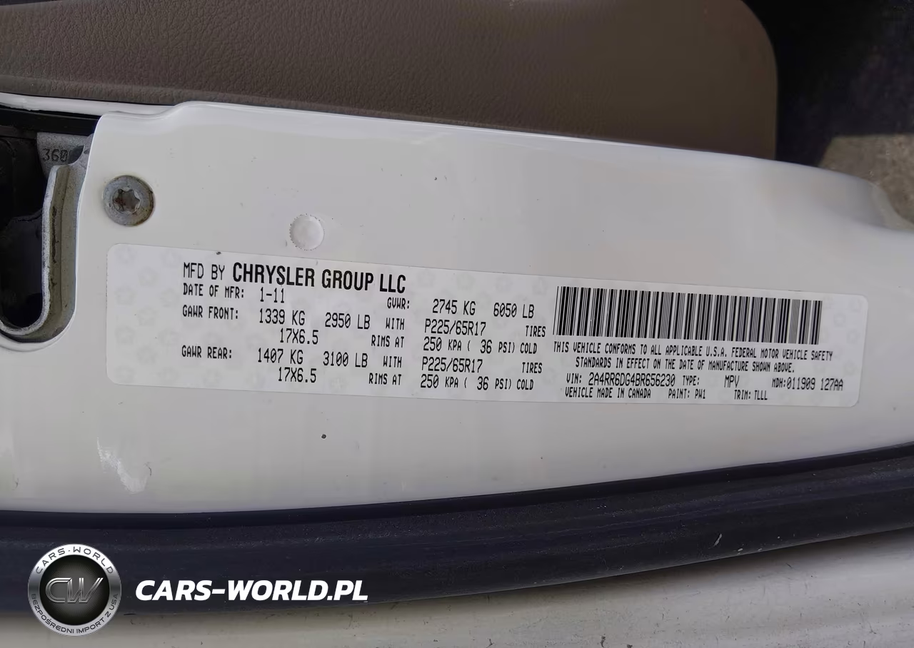 2011 Chrysler Town & Country Limited VIN:2A4RR6DG4BR656230 - 9