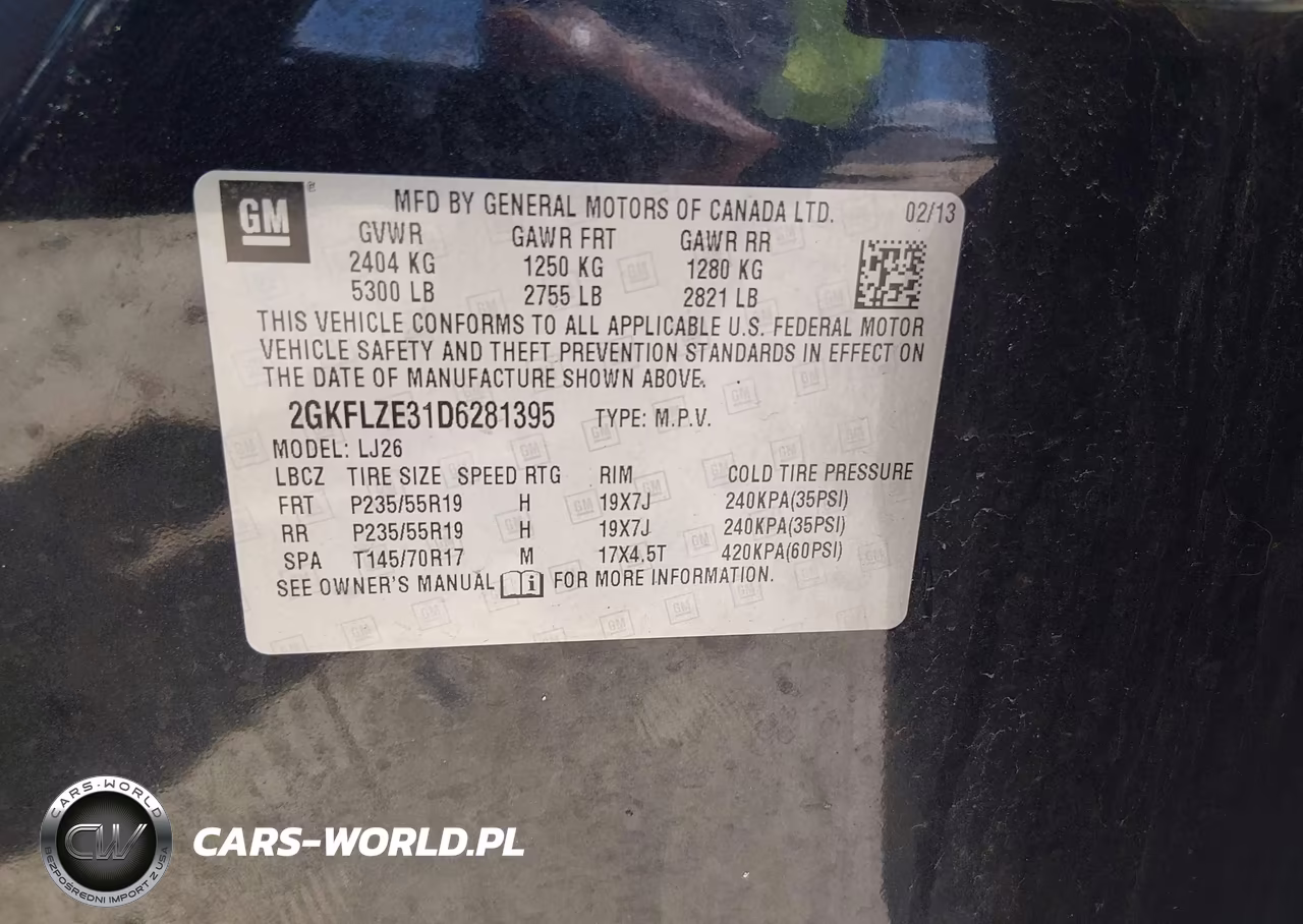 2013 GMC Terrain Denali VIN:2GKFLZE31D6281395 - 9