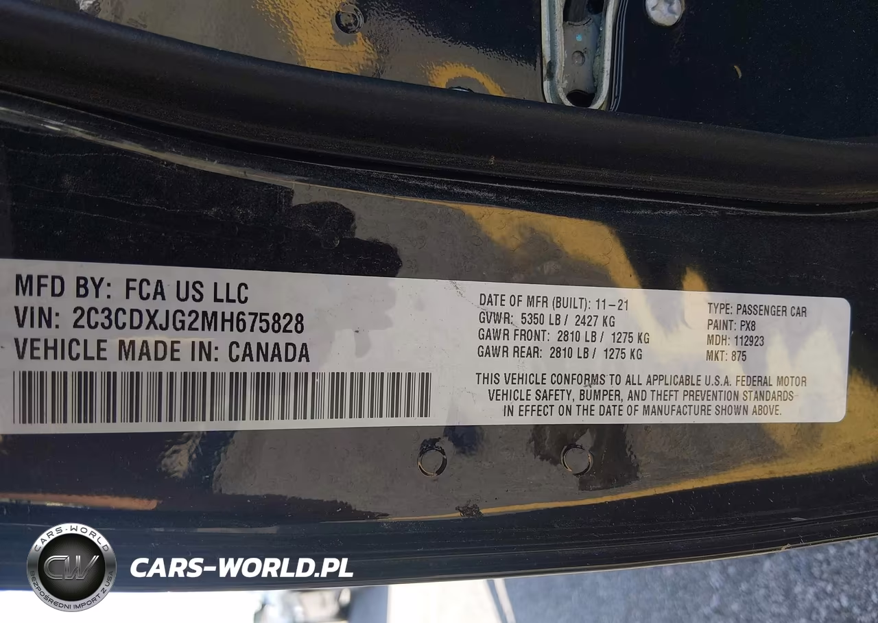 2021 Dodge Charger Sxt Awd VIN:2C3CDXJG2MH675828 - 9
