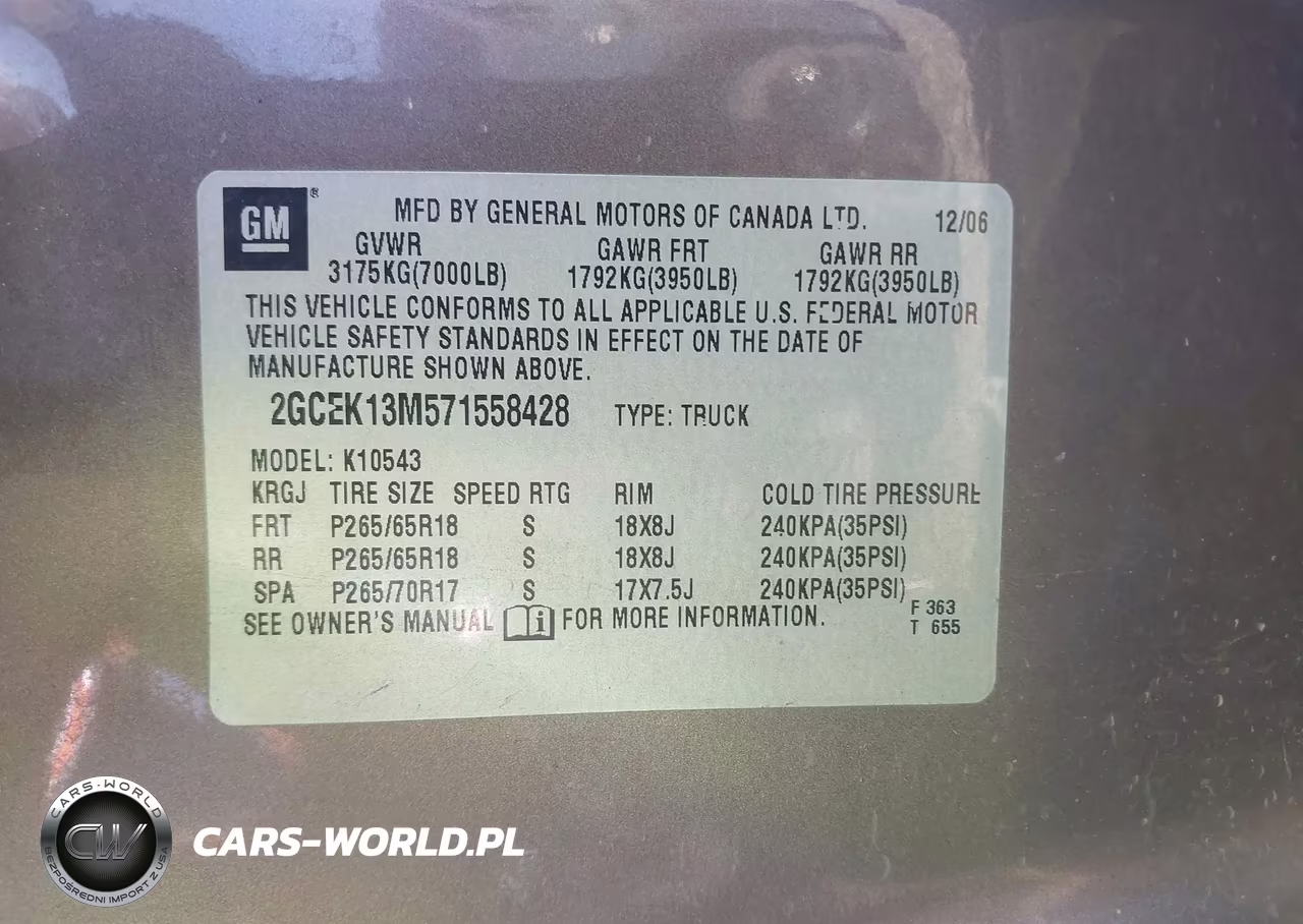 2007 Chevrolet Silverado 1500 Lt1 VIN:2GCEK13M571558428 - 9