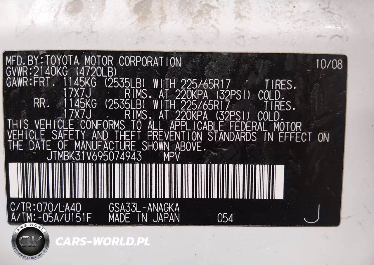 2009 Toyota Rav4 Limited V6 VIN:JTMBK31V695074943 - 9