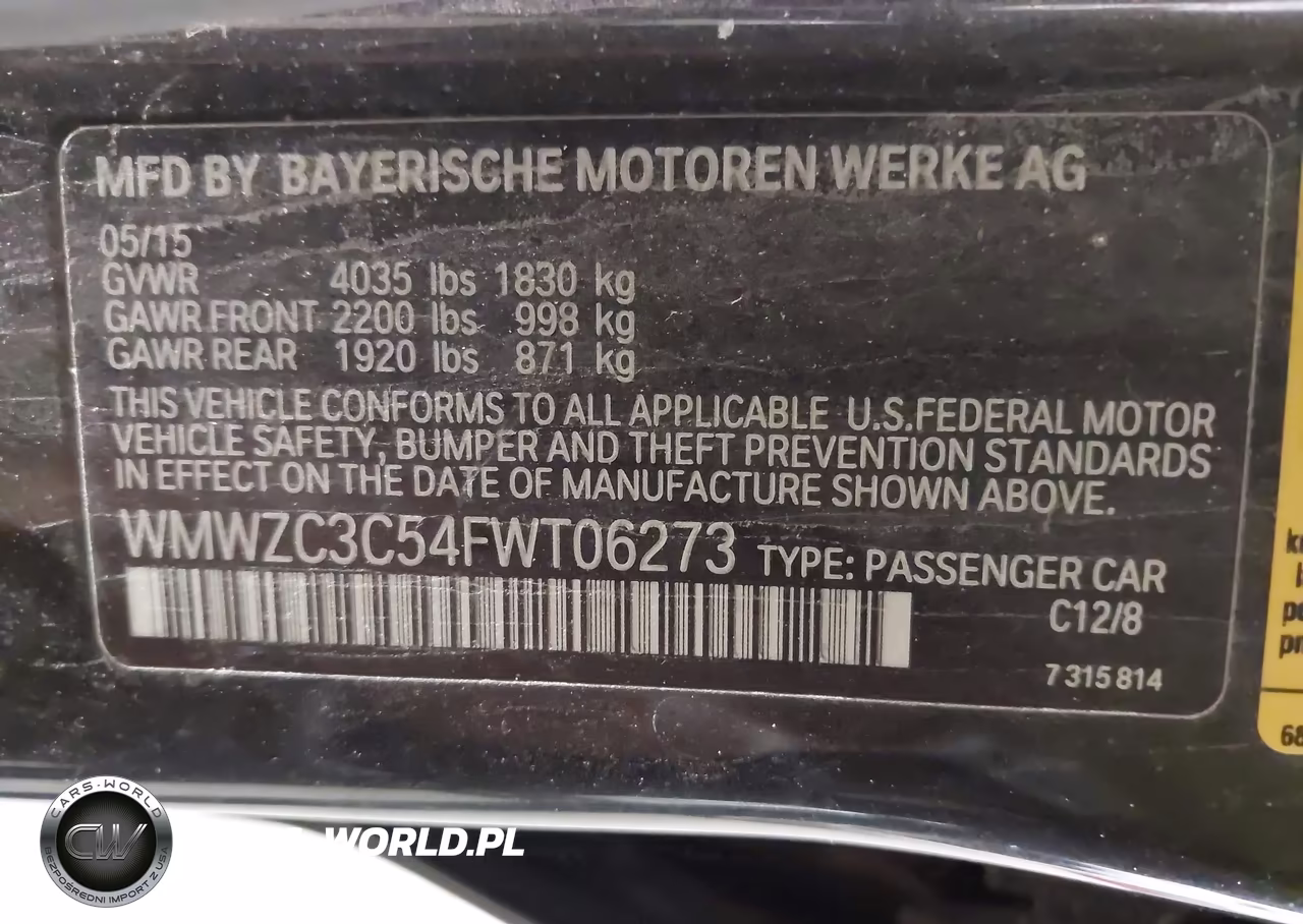 2015 Mini Countryman Cooper S VIN:WMWZC3C54FWT06273 - 9