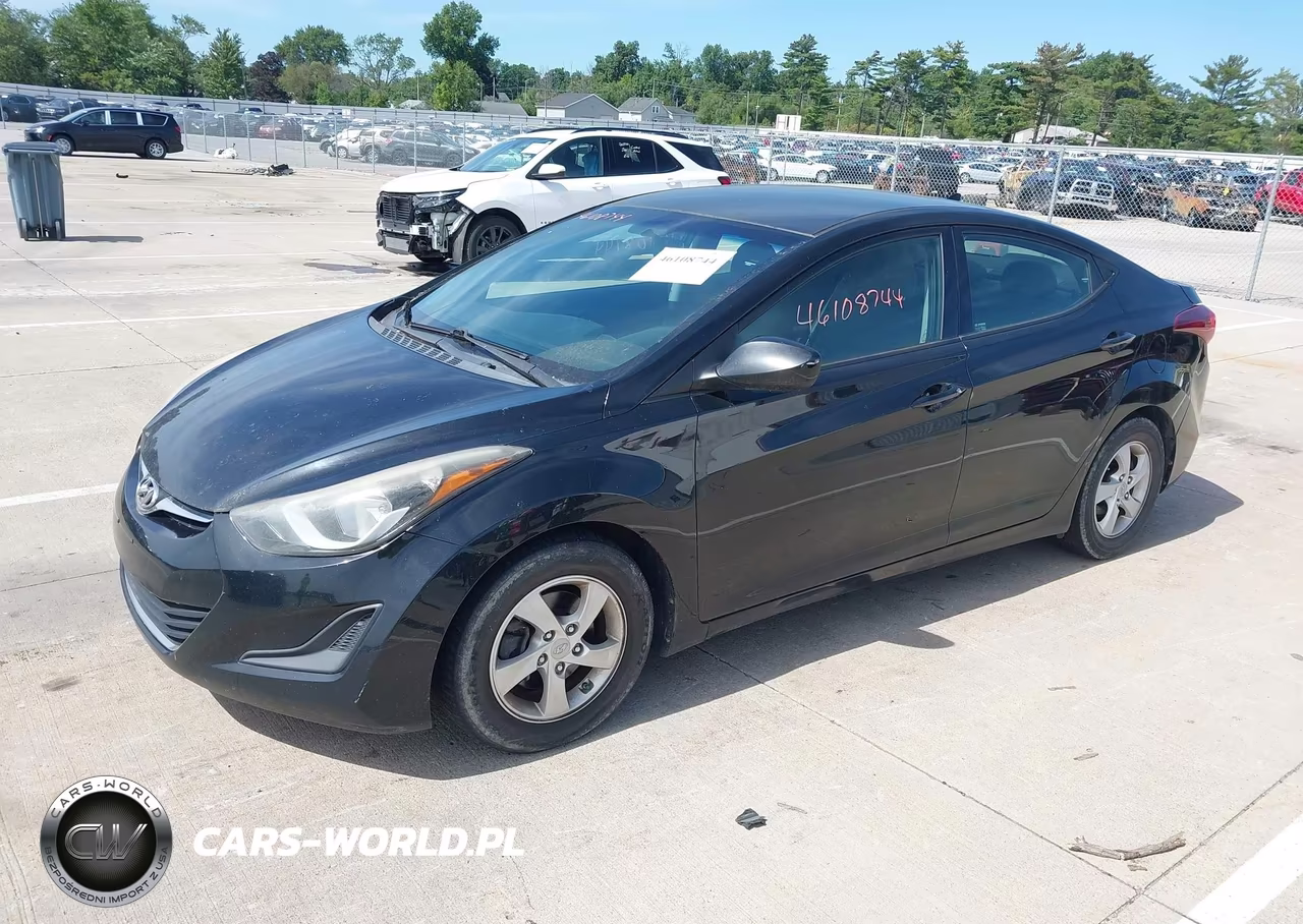 2014 Hyundai Elantra Se VIN:5NPDH4AE4EH533460 - 2