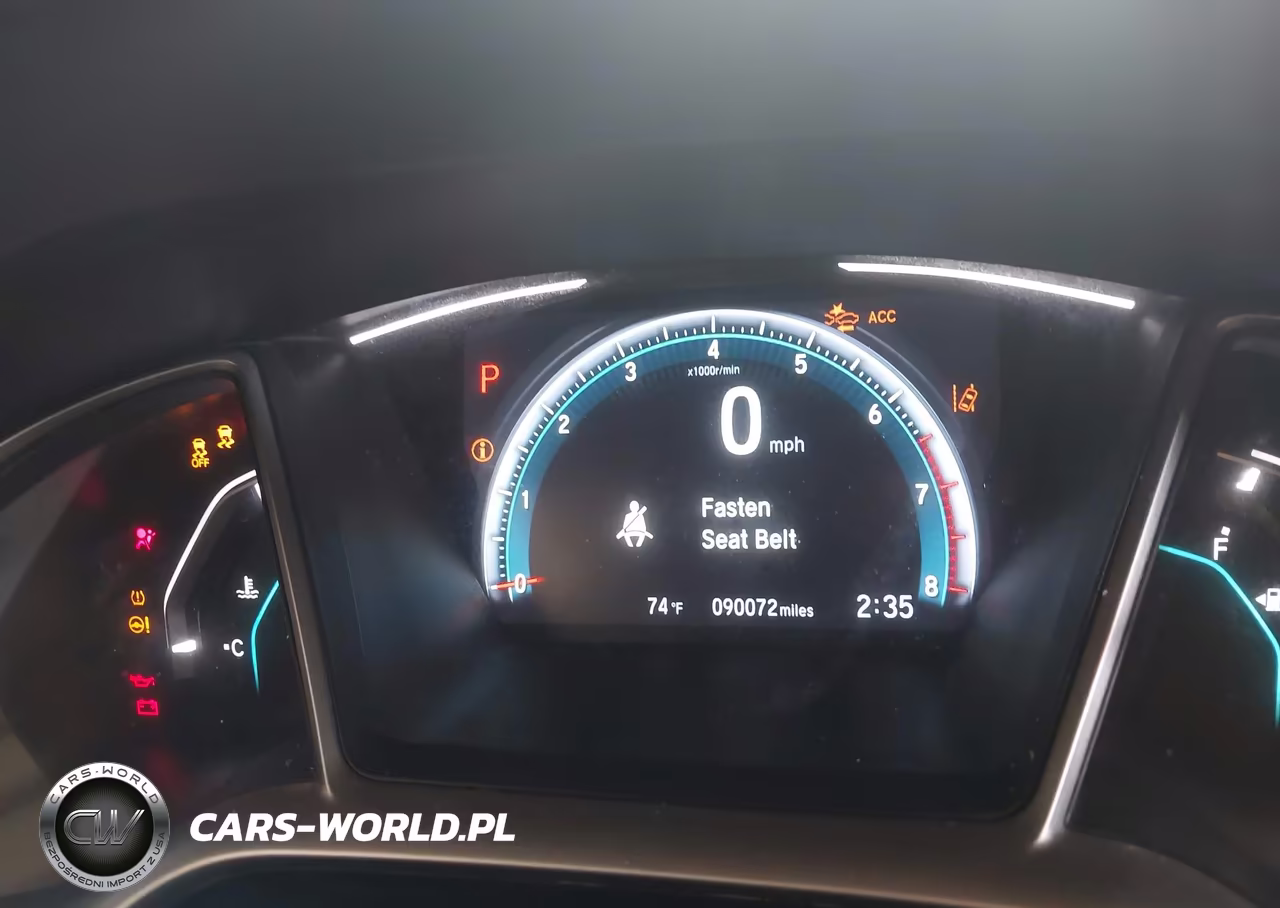 2019 Honda Civic Ex VIN:19XFC1F33KE203015 - 7