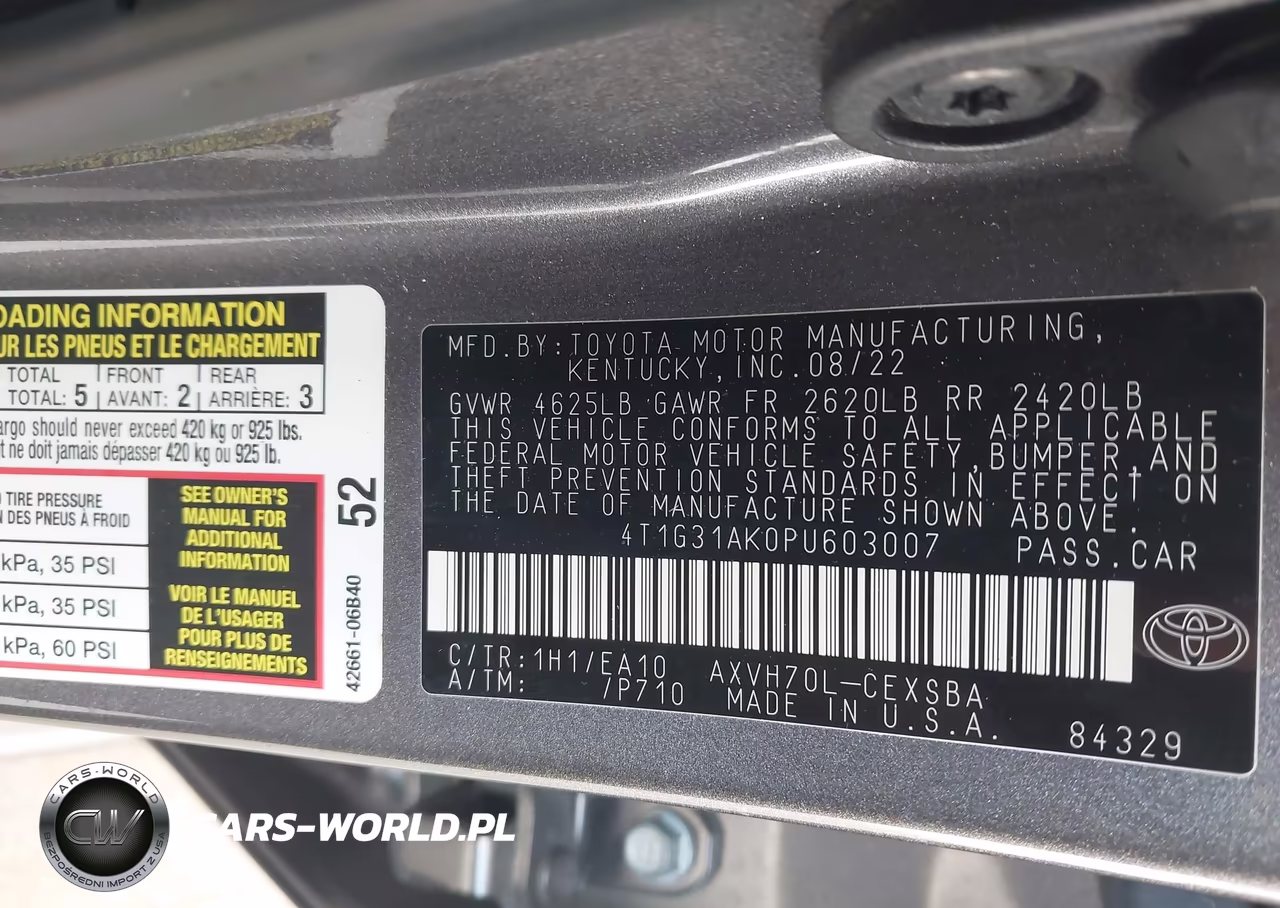 2023 Toyota Camry Se Hybrid VIN:4T1G31AK0PU603007 - 9