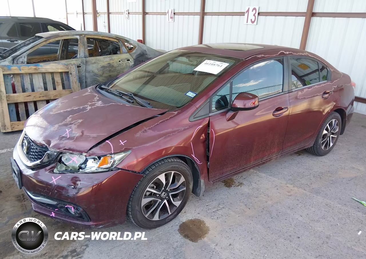 2013 Honda Civic Ex-L VIN:2HGFB2F94DH507086 - 2