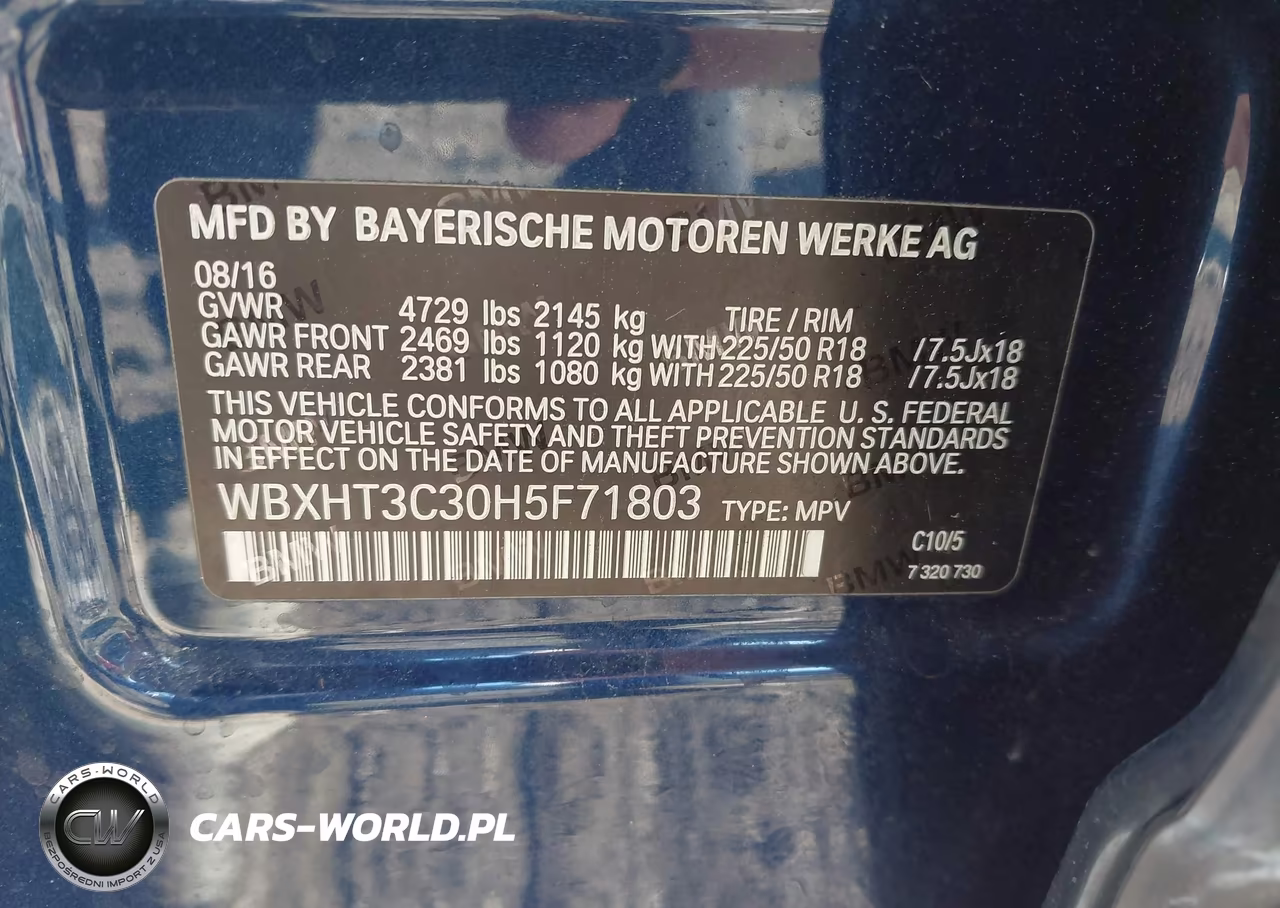 2017 BMW X1 xDrive28I VIN:WBXHT3C30H5F71803 - 9