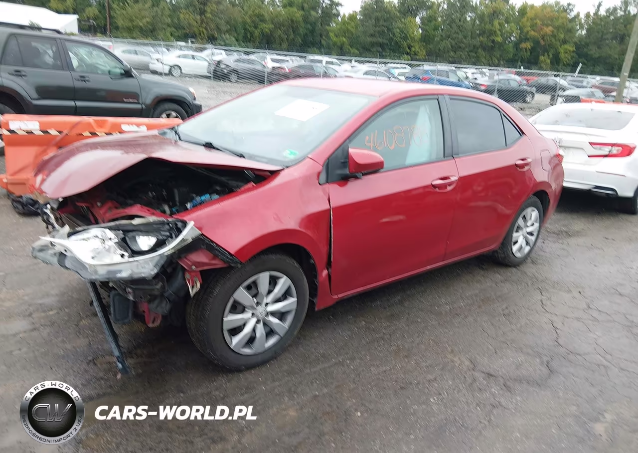2016 Toyota Corolla Le VIN:2T1BURHE7GC565587 - 2