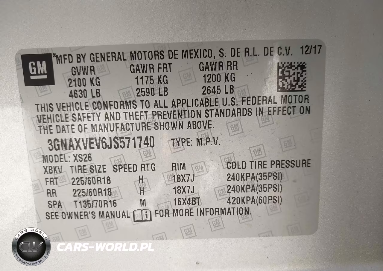 2018 Chevrolet Equinox Premier VIN:3GNAXVEV6JS571740 - 9