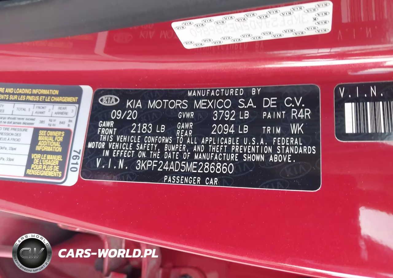 2021 Kia Forte Lxs VIN:3KPF24AD5ME286860 - 9