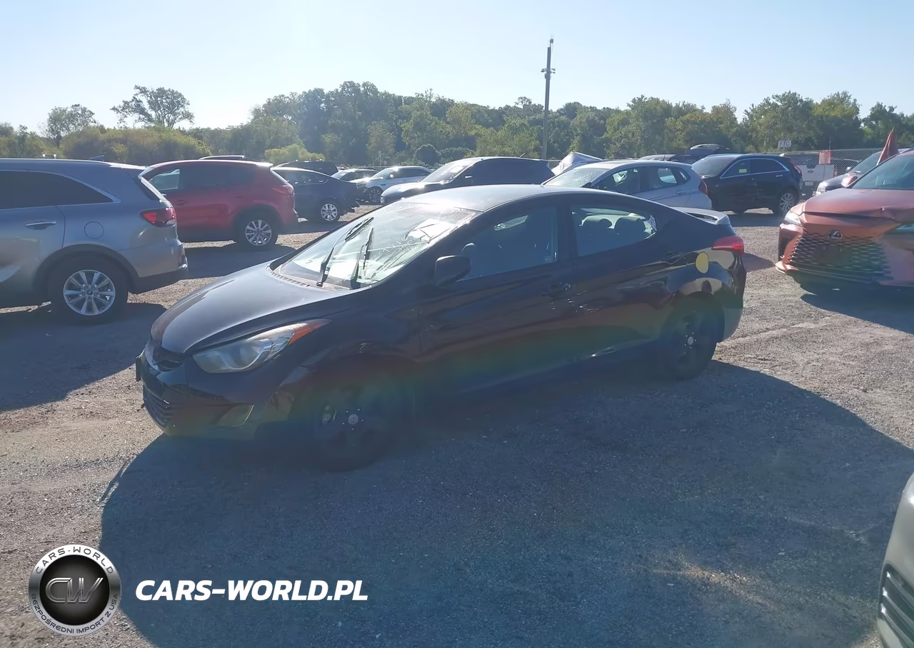 2013 Hyundai Elantra Gls VIN:KMHDH4AE9DU745481 - 2