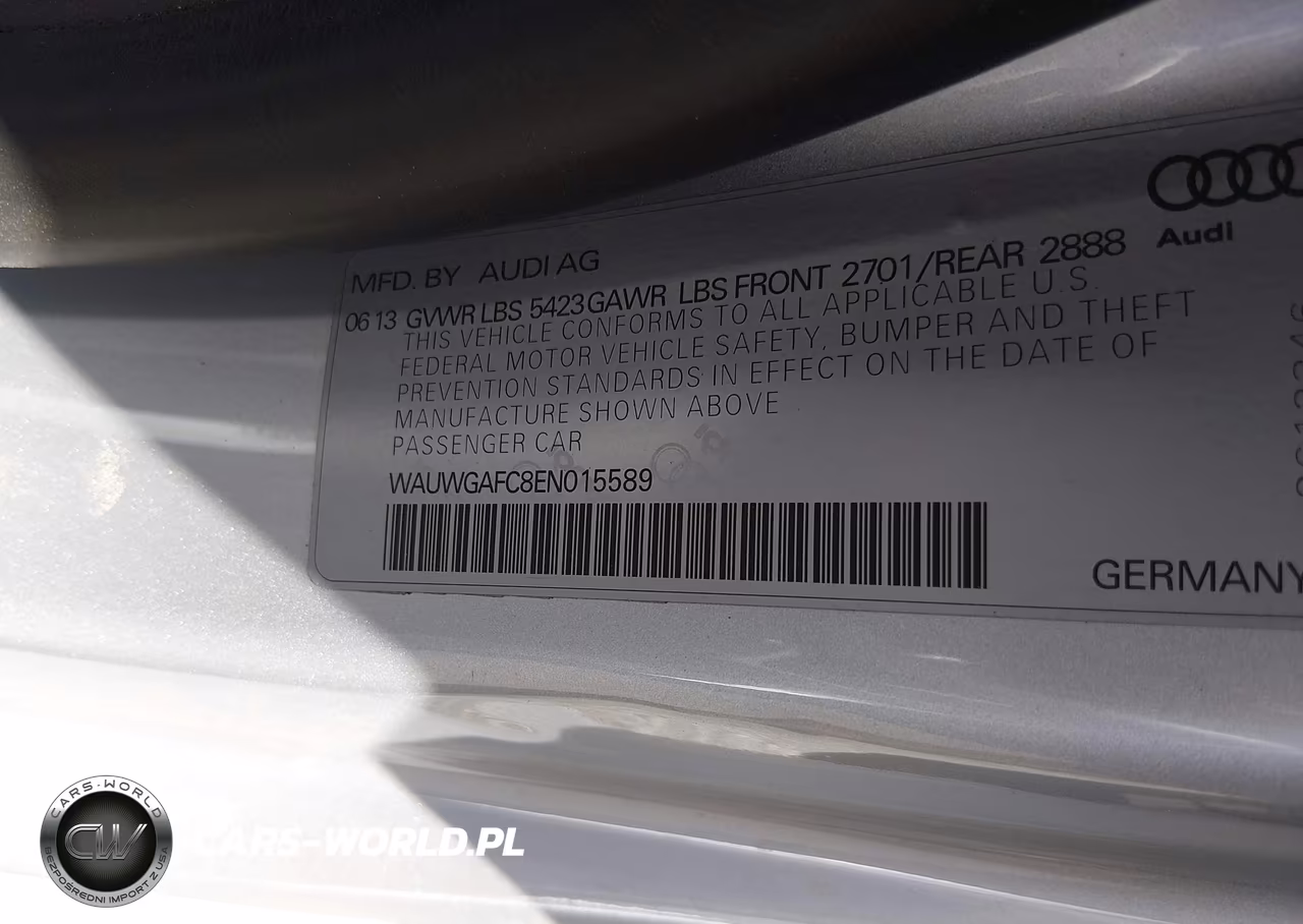 2014 Audi A7 3.0T Premium Plus VIN:WAUWGAFC8EN015589 - 9