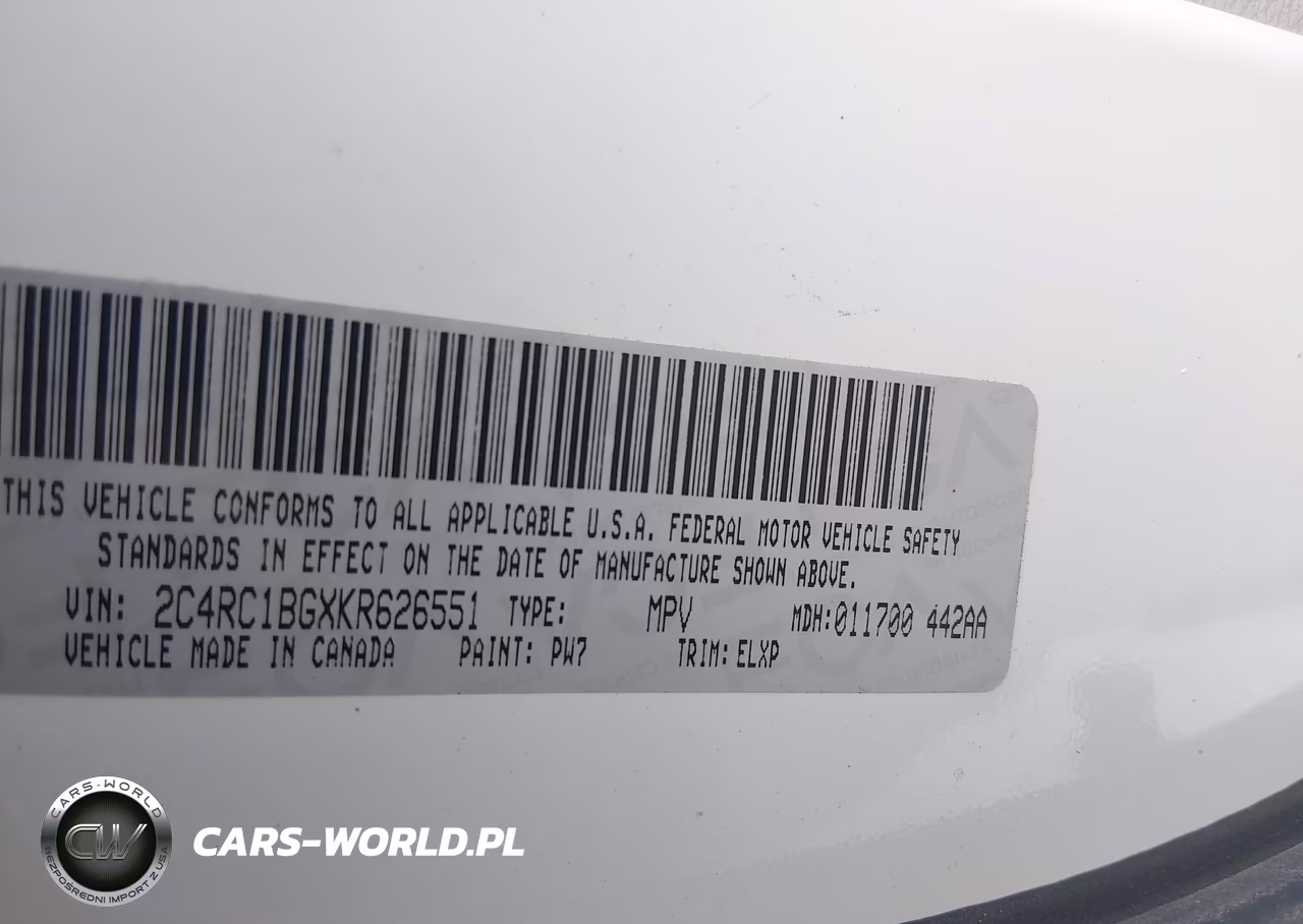 2019 Chrysler Pacifica Touring L VIN:2C4RC1BGXKR626551 - 9
