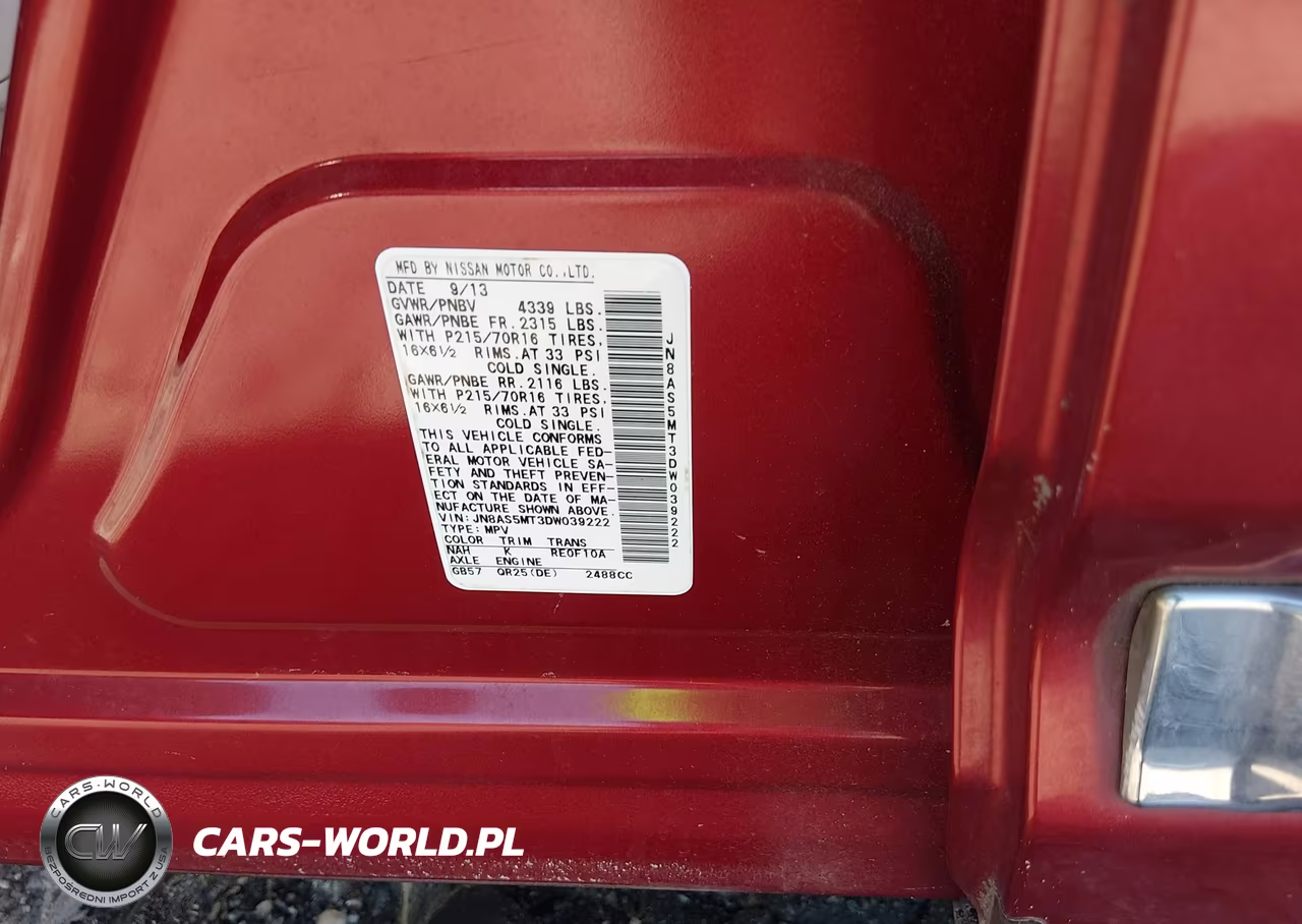 2013 Nissan Rogue S VIN:JN8AS5MT3DW039222 - 9
