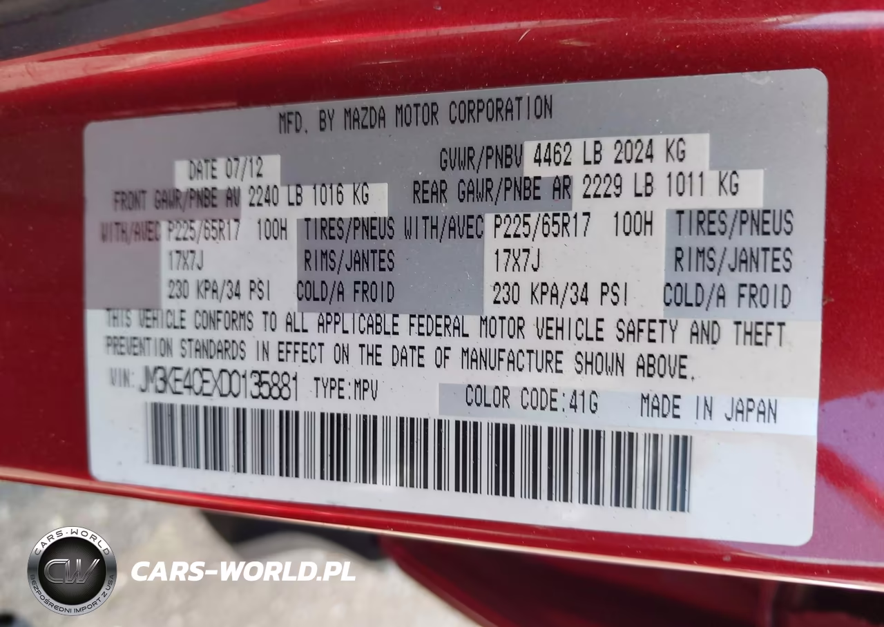 2013 Mazda Cx-5 Touring VIN:JM3KE4CEXD0135881 - 9