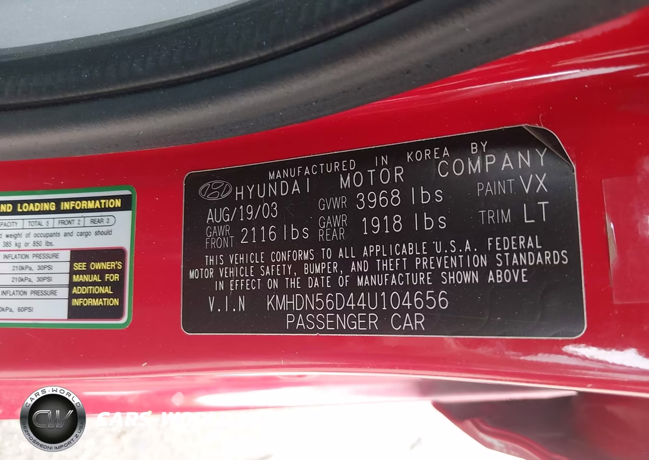 2004 Hyundai Elantra Gt VIN:KMHDN56D44U104656 - 9