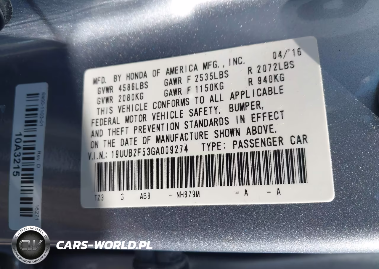 2016 Acura Tlx V6 Tech VIN:19UUB2F53GA009274 - 9
