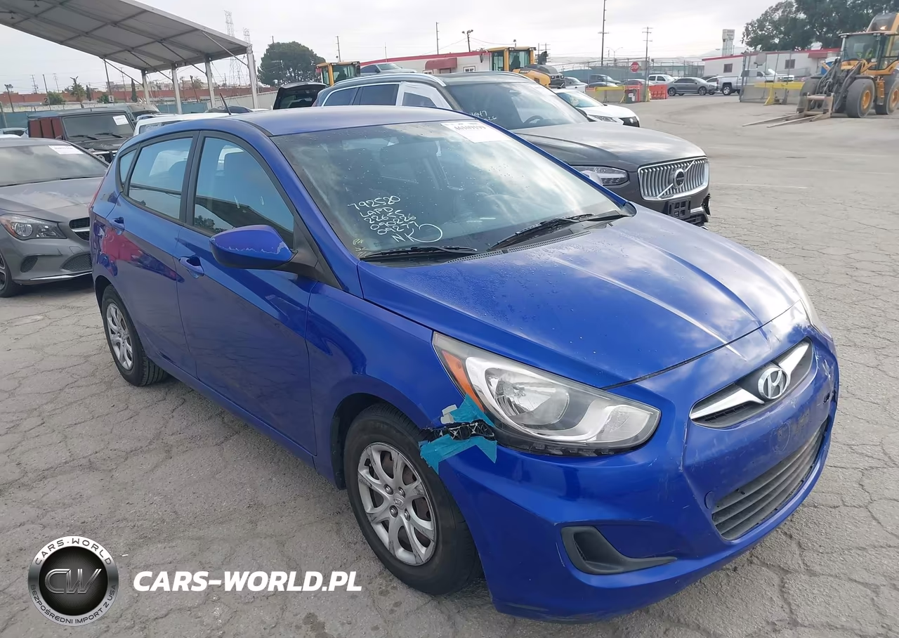 2013 Hyundai Accent Gs VIN:KMHCT5AE3DU088631 - 1